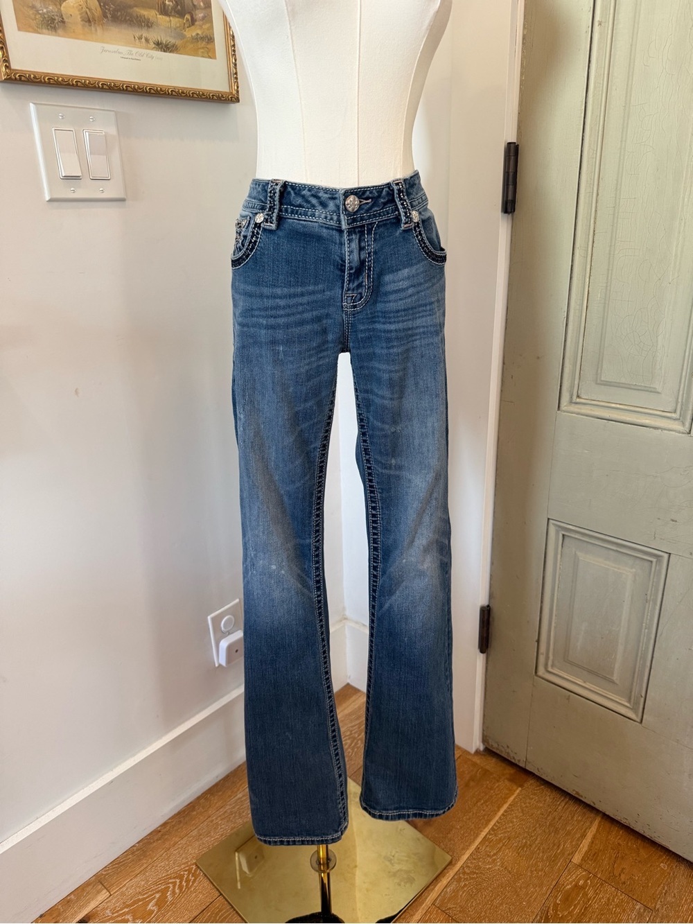 Miss Me Signature Boot Cut Jeans *flawed*